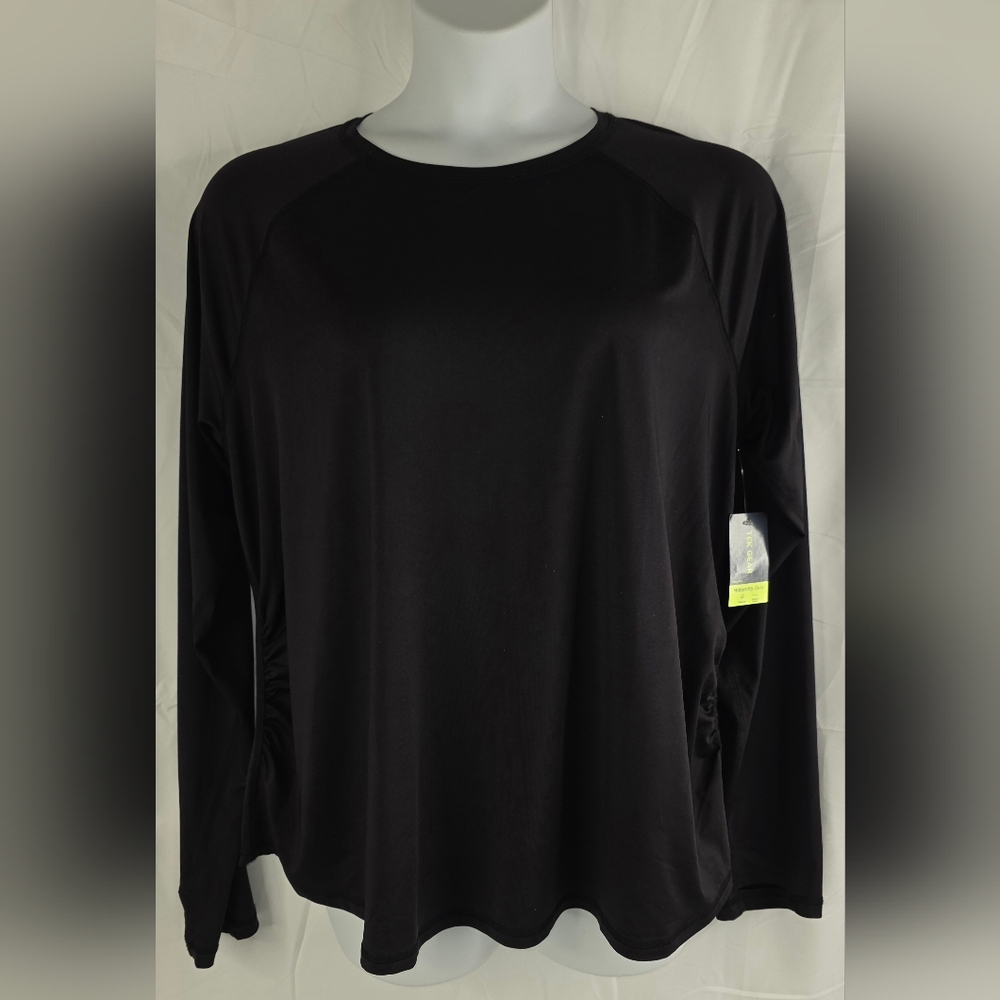 Tek Gear Maternity Gear Women's Activewear Shirt Size XXL Black NWT AE-2710